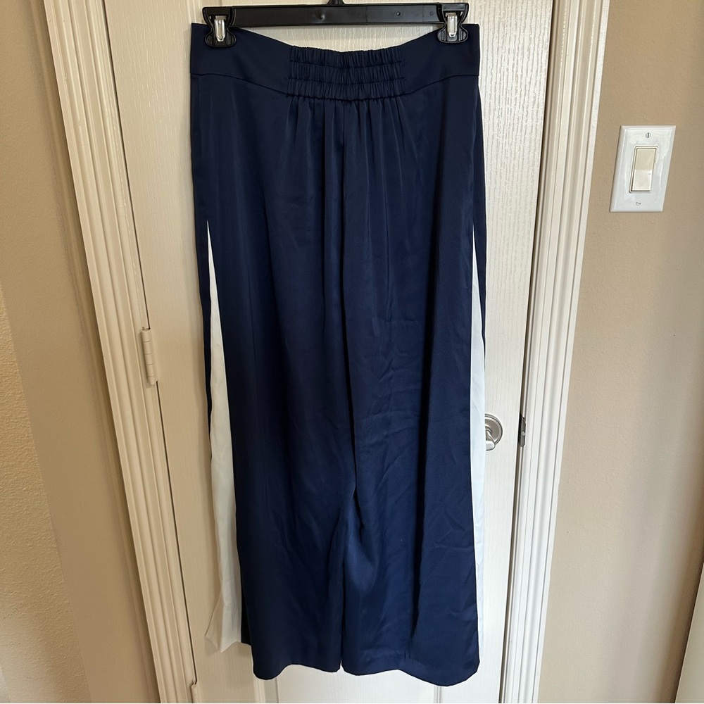 Amazon the Drop Lucy Whims High Waist Contrast Trim Wide Leg Pants Size Large - Picture 6 of 9